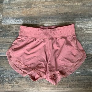 Lululemon muted pink shorts size 2